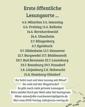 Erste öffentliche Lesungsorte